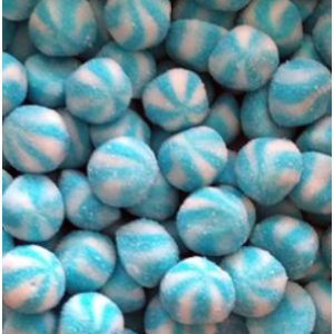 Bisous twist bleu sucré